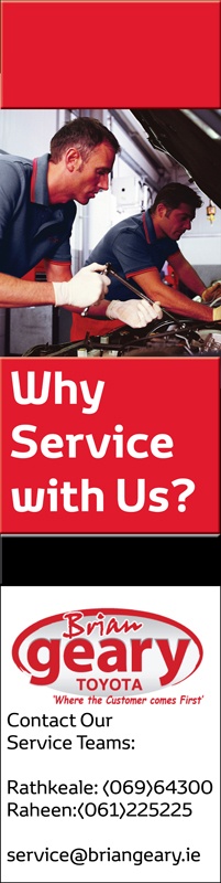 Car Service & Car Repairs at Brian Geary Toyota Limerick - Brian Geary