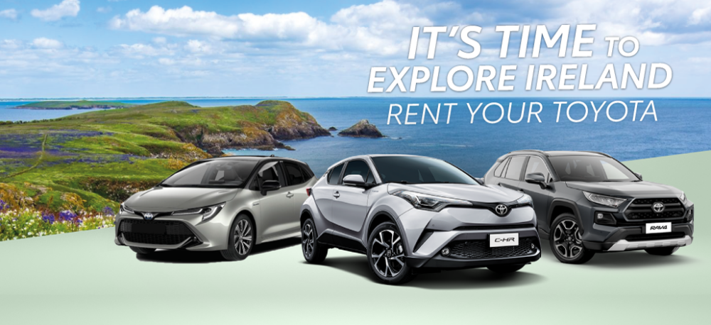 Safe and Convenient Short-Term Van & Car Hire in Ireland - Toyota Naas