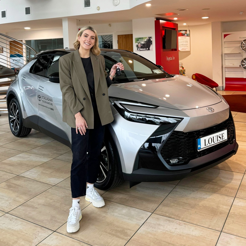 Louise with her new Toyota C-HR